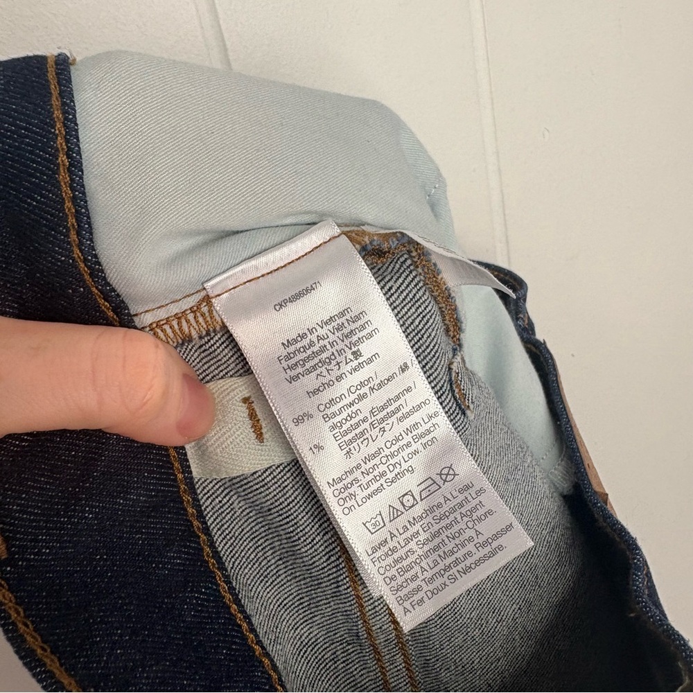 NEW Madewell The Tall '90s Straight Jean Norman Wash Women’s Size 27 Tall Long - Picture 12 of 13